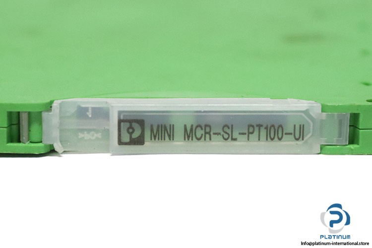 Phoenix Contact MINI MCR-SL-PT100-UI-NC 2864273 Pt100 Transducer 24VDC IP20 NEW