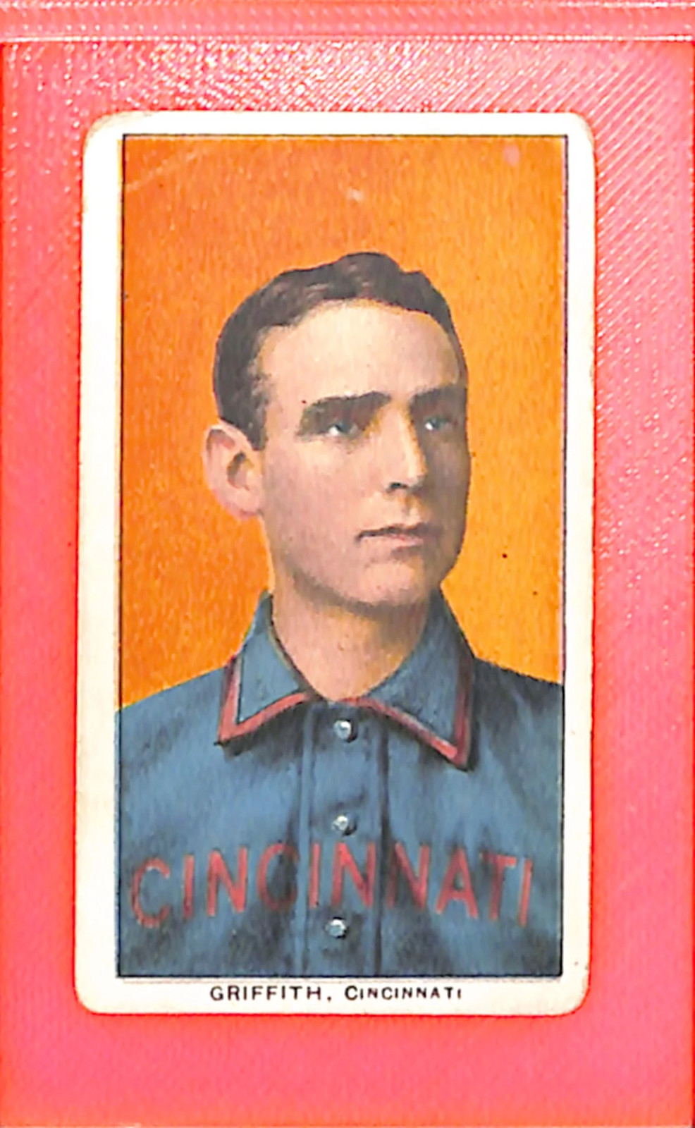 1909-11 T206 Clark Griffith (Portrait) Sov 150 Tough Front Back Combo!