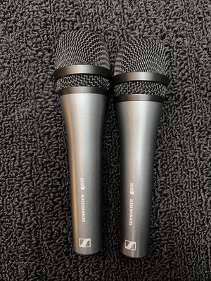 Pack Of 2 Sennheiser E835 Cardioid Dynamic Vocal Microphone Podcasting