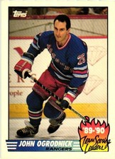 1990-91 Topps - Team Scoring Leaders John Ogrodnick #18