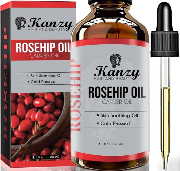 Aceite de Rosa Mosqueta 120ml Prensado en Frío sin Refinar Rosa Mosqueta
