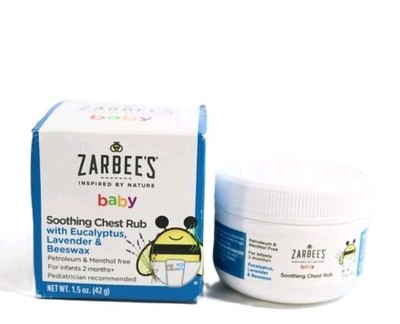 Zarbee's Baby Soothing Chest Rub, Eucalyptus, Lavender & Beeswax - 1.5 oz Set 3