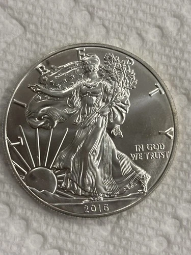2016 1 Oz Silver American Eagle BU Bullion $1