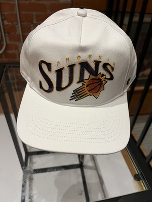 Pheonix Suns Spellout Logo White Snapback Hat '47 Brand Sample Retro NWT