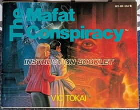 The Mafat Conspiracy 1990 100% Complete Nintendo Game. BEAUTIFUL BOX! NES CIB