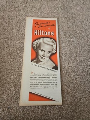 TBOOKL11 ZEITSCHRIFTENWERBUNG 11X4'' HILTONE - LEICHT WIE SIE MÖCHTEN UND KEIN FEUERZEUG 