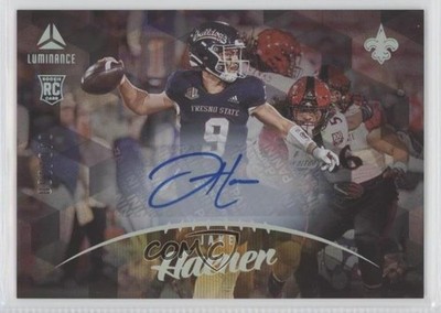 2023 Panini Luminance Gold 40/100 Jake Haener #195 Rookie Auto RC 5i2
