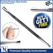 Cuticle Pusher Trimmer Skin Knife Manicure Pedicure Dead Skin Remover Nail Art