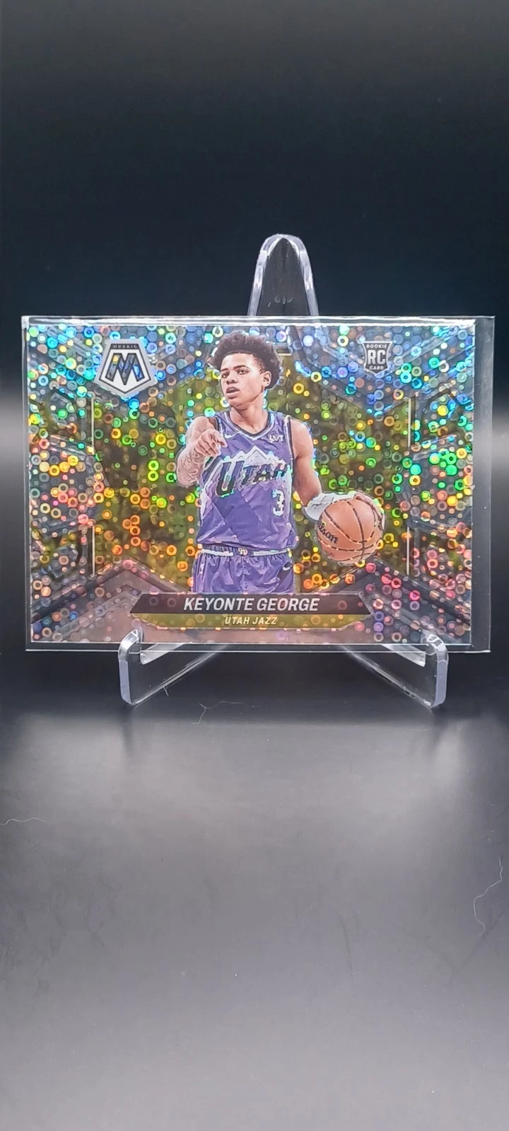 2023-24 Panini Mosaic Fast Break Variation🔥Keyonte George🔥Rookie #222
