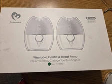 Bellababy BLA8039 Double Wearable Cordless Breast Pump - Gray (Pack of 2 Pumps)