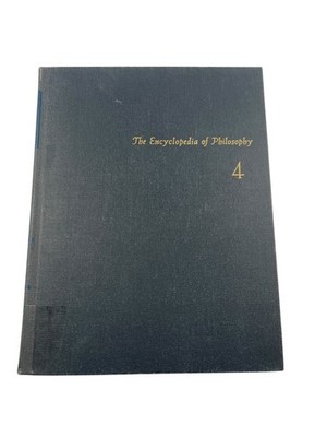 The Encyclopedia of Philosophy Vol 4 Paul Edwards 1967 Reference Macmillan