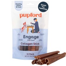 Pupford Collagen Stick Chews for Dogs Puppies All Natural Healthy Bully Stick Bo