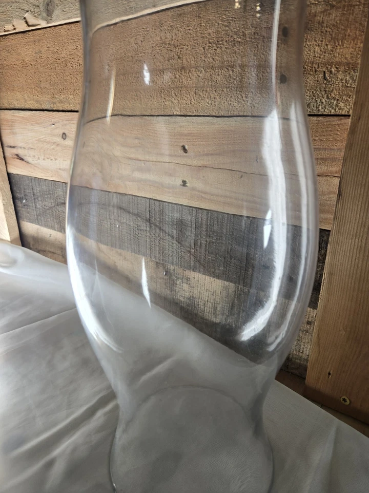 Colonial Williamsburg Style Glass Hurricane Candle Shade Globe 14" - Image 3 of 4