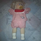Vintage   Cabbage Patch Kids Girl Blond Hair Blue Eyes,  Pacifier Face.