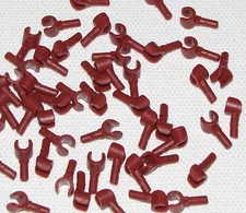 LEGO LOT OF 50 NEW DARK RED MINIFIGURE HANDS GLOVES BODY PARTS PIECES