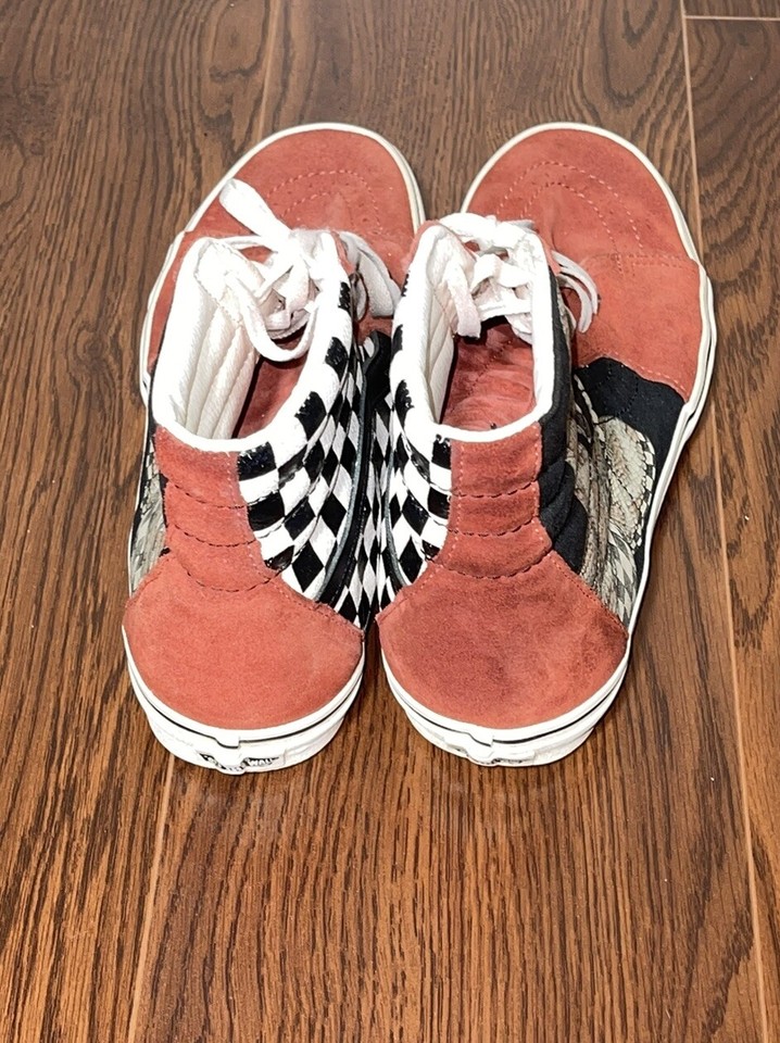 Vans Rattlesnake Desert Sk8Hi Sneakers Chili Oil Red High Top Men 11.5