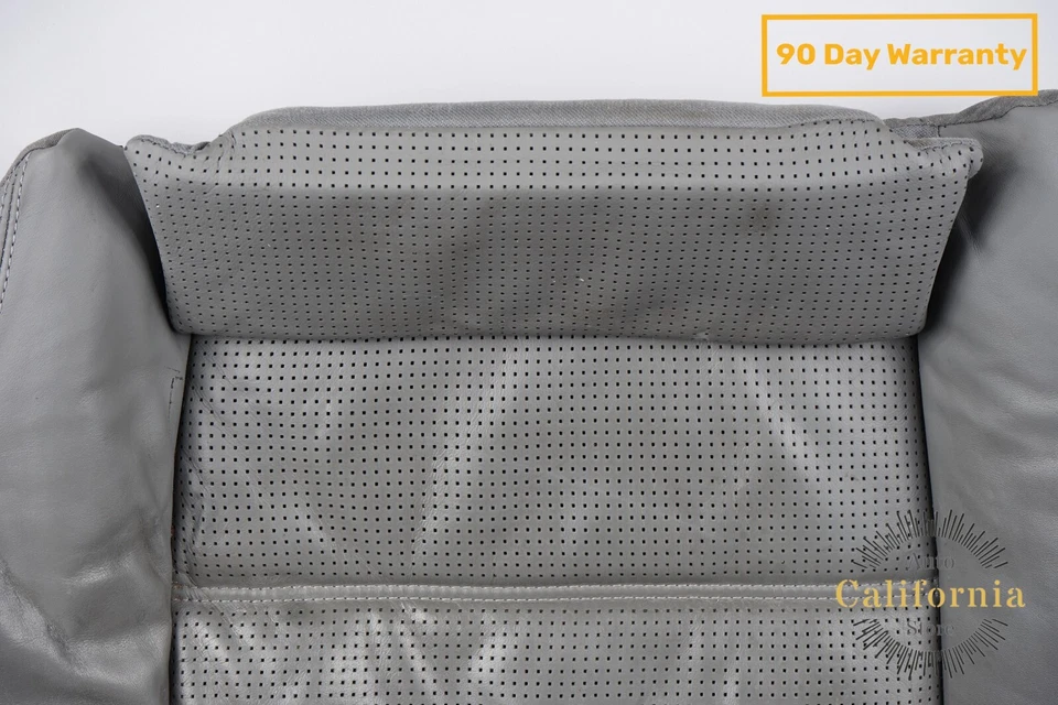 06-11 Mercedes W219 CLS63 CLS55 Asiento inferior trasero derecho revestimiento de cuero OEM Foto 3 de 4