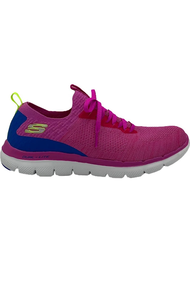 Skechers stretch knit tennis clearance shoes