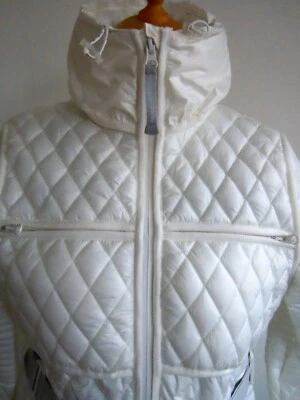 ADIDAS Stella McCartney Jacke Steppjacke Skijacke Kapuze weiß D 36 F38 NEU  - Bild 1 von 3