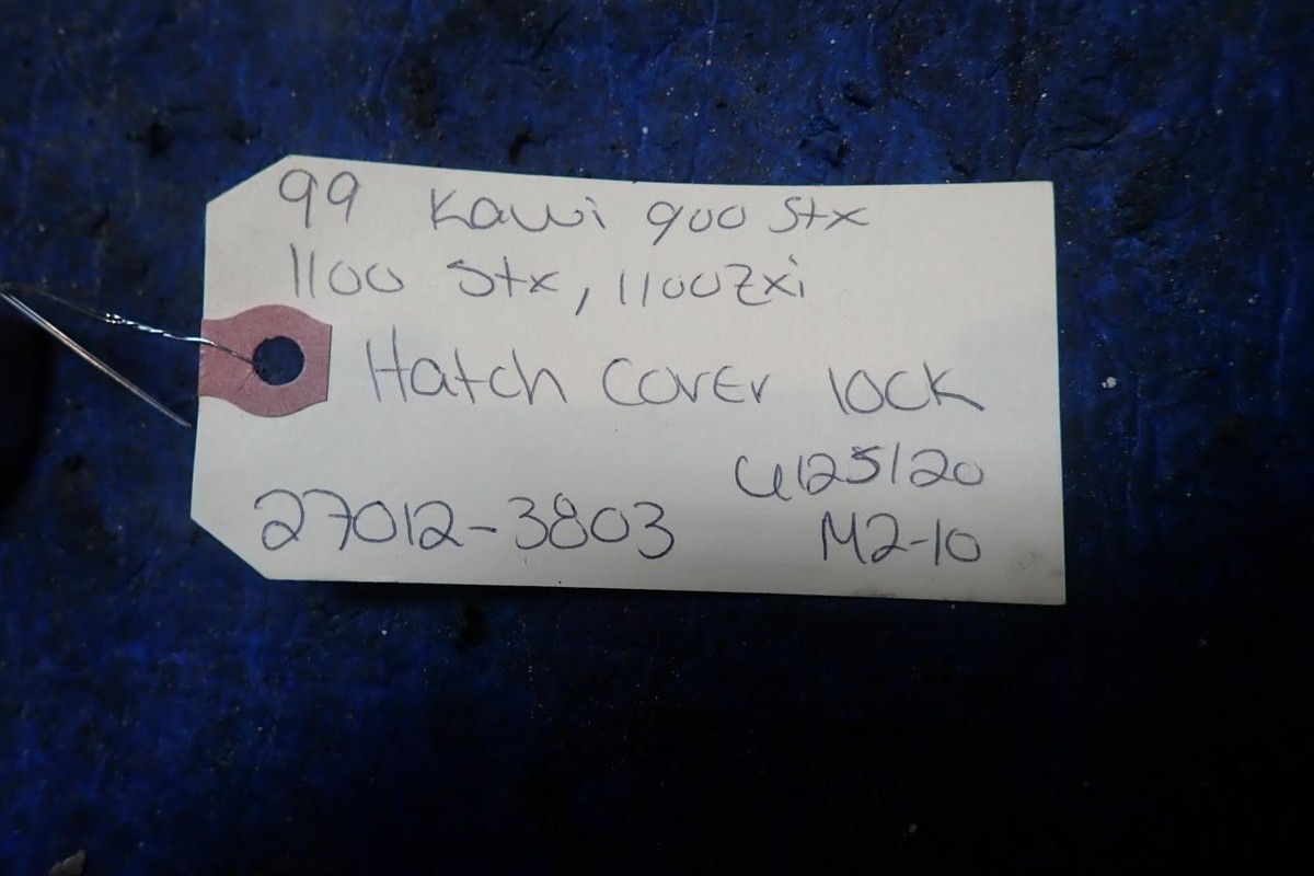 1999 KAWASAKI 900 STX HATCH COVER LOCK OEM 27012-3803 1100 STX