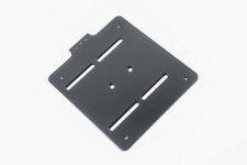 Kennzeichenplatte universal, CNC gefräßt, schwarz anodisiert