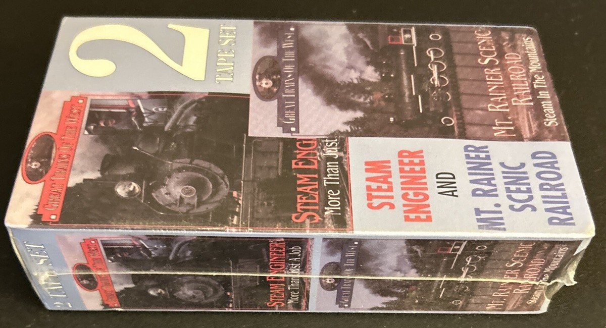 鉄道 VHS Great Trains of The West 2 Tape Set Steam Engineer MT