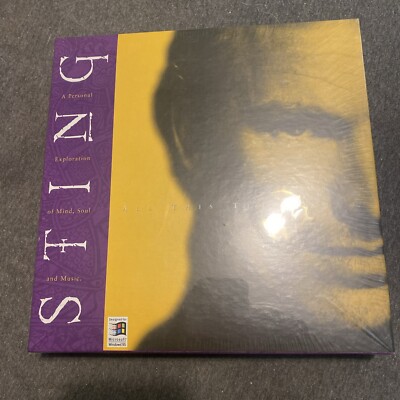 1995 STING Boxed INTERACTIVE IMMERSIVE PC CD-ROM Version ALL THIS TIME Sealed