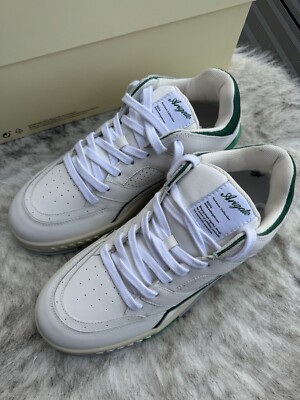 Axel Arigato Area Lo Sneaker | White Kale Green | Size UK8 US9