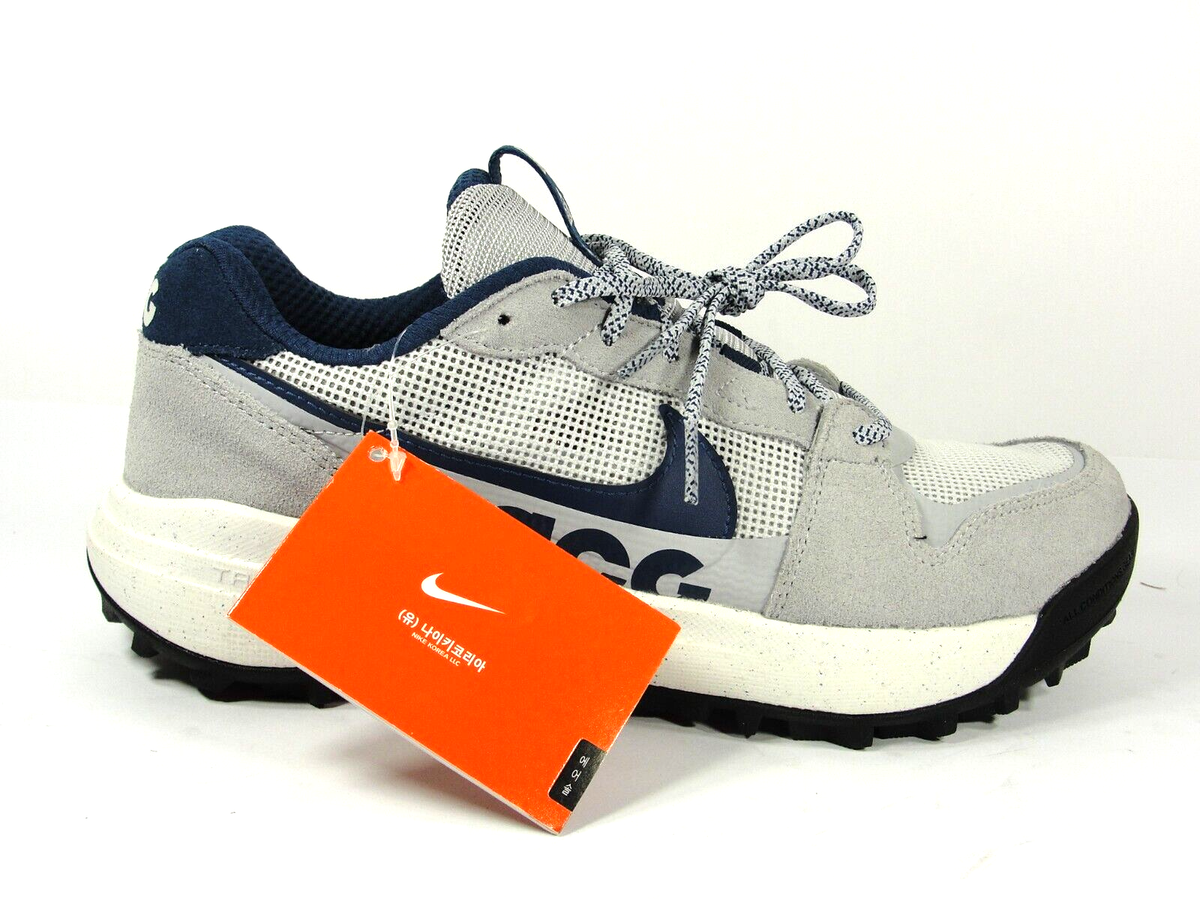 NIKE ACG LOWCATE 'WOLF GREY NAVY' DM8019-004 MENS HIKING SHOES US8