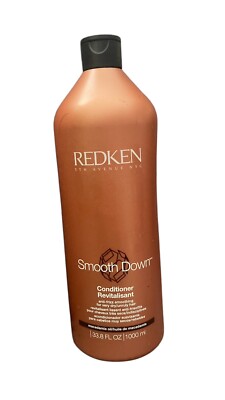 REDKEN SMOOTH DOWN CONDITIONER THERMAL CARE Dry Unruly Hair 33.8 MACADAMIA OIL