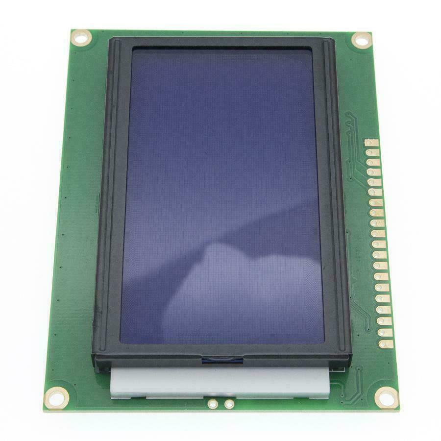 12864 128 x 64 Graphic Symbol Font LCD Display Module Blue Backlight ...