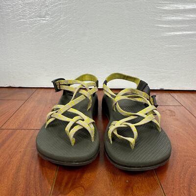 Chaco Womens Size 8 ZX/2 Classic Strappy Sandals Gray Yellow | eBay