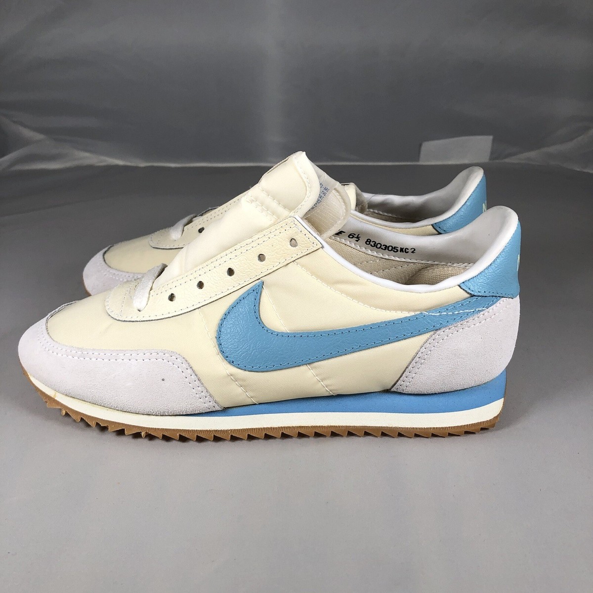 Vintage 1980's Nike Lady Gemini W/Powder Blue Size 6.5 NIB Waffle Cortez — product photo 6 of 8