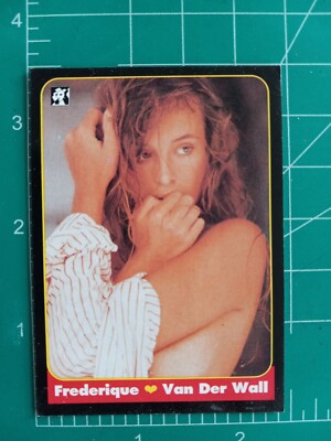 1993 MASTERS SUPERSTARS BELLISSIMI MOVIE CARD MODEL FREDERIQUE VAN DER WALL