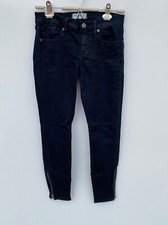 Madewell Skinny Skinny 26 Black Jeans Zipper Leg
