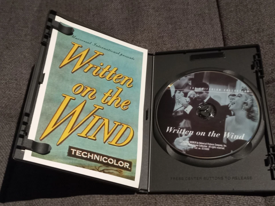 Written on the Wind DVD Criterion Collection in VGC - Image 2 of 3