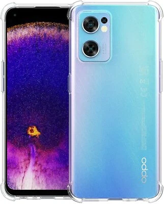 For Oppo Find X5 Lite Case Clear Silicone Slim Shockproof Gel Cover