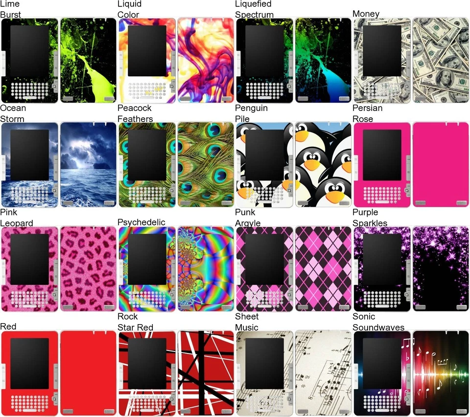 Choose Any 1 Vinyl Decal/Skin for Amazon Kindle 2  - Free US Shipping! - Image 3 of 4