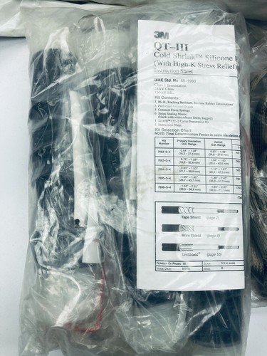 UNUSED 3M 5515A QS-III COLD SHRINK INLINE SPLICE KIT - Picture 3 of 6