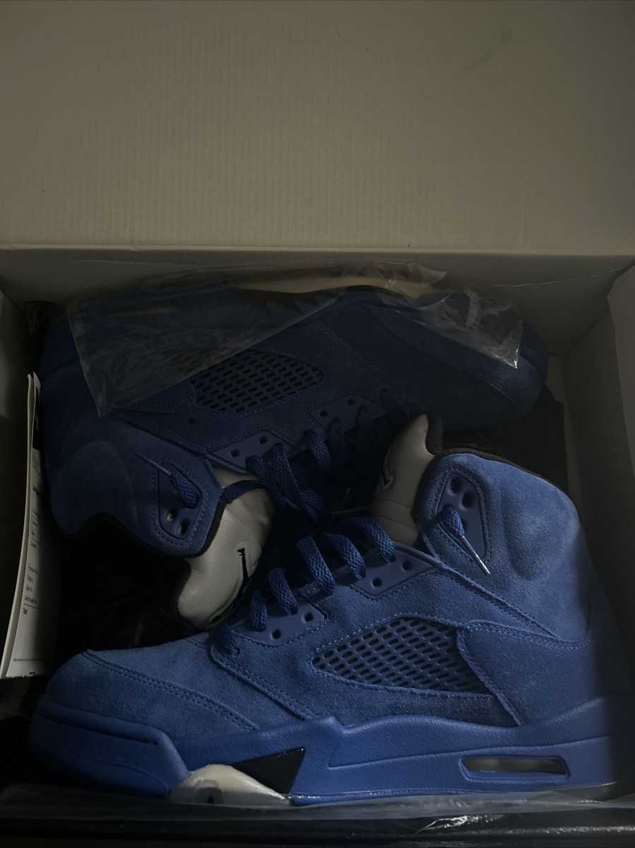 Size 11 - Jordan 5 Retro Blue Suede 2017 886060341143| eBay display picture 2