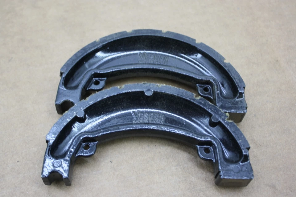 ZAPATOS DE FRENO DELANTEROS/TRASEROS HONDA CR125R ELSINORE 1983 1984 1985 CON VESRAH KEVLAR Foto 4 de 4