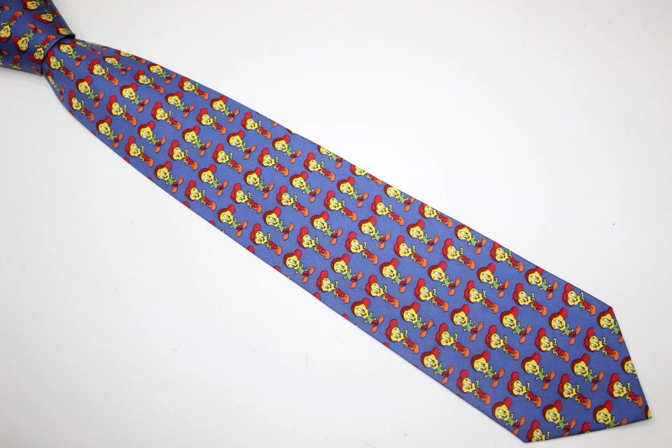 WARNER BROS. TWEETY Corbata de seda Hecha en Italia F34494 Foto 2 de 4