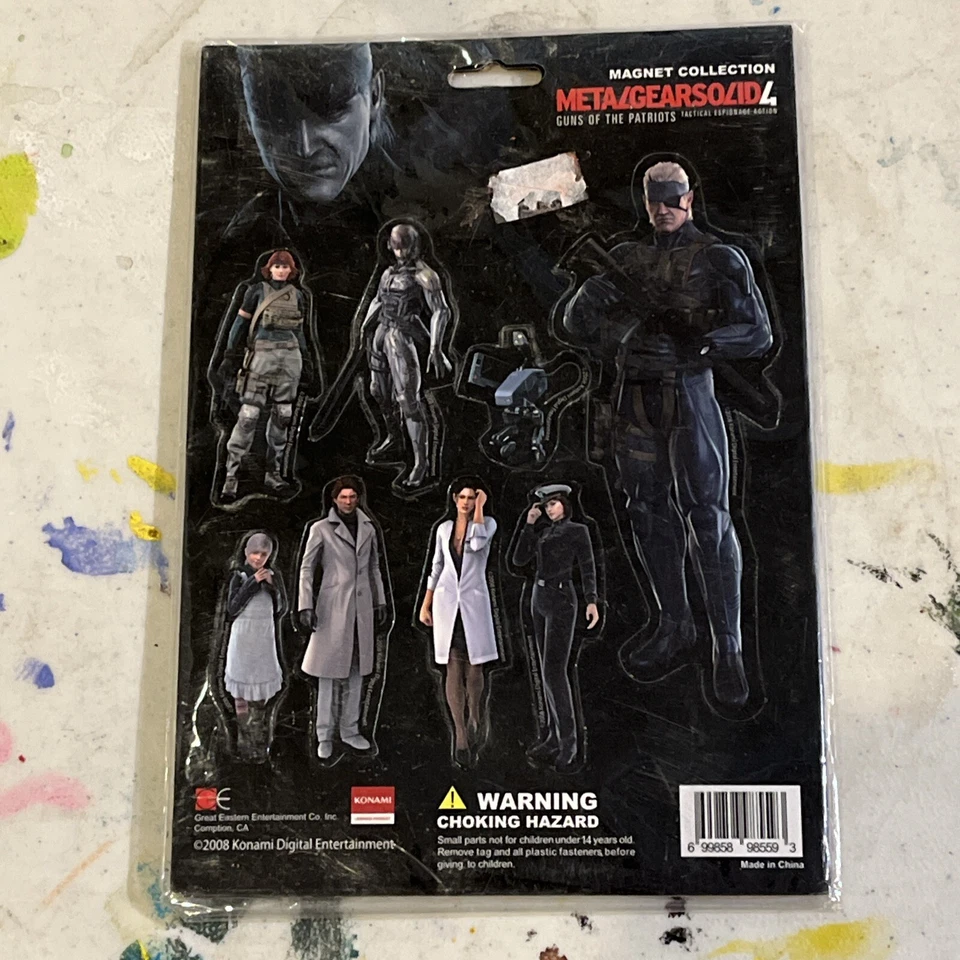 Metal Gear Solid 4 Guns of The Patriots Коллекция Магнитов РЕДКИЙ Новый* - См. Описание. - Изображение 4 из 4