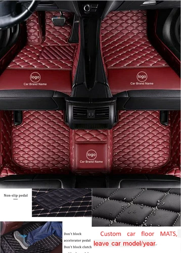 Fit for Hyundai All Models Car Floor Mats Luxury Custom Auto Carpets Waterproof - Imagen 22 de 35