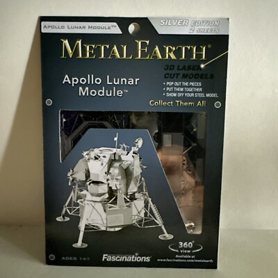 Fascinations Metal Earth 3D Laser Cut Model - Apollo Lunar Module #MMS078