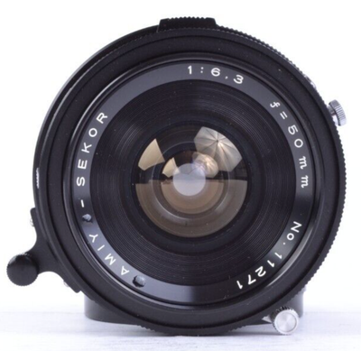 Mamiya Sekor 50mm f/6.3 Lens w/50mm Finder *Parts/Repair* #T-11271 