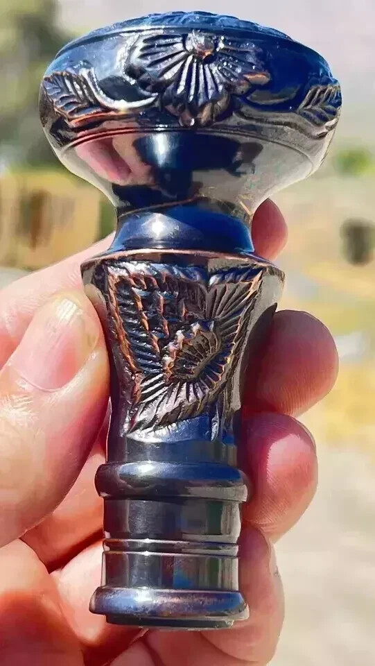 Solid Brass Copper Antique Handle For Wooden Walk… - image 1