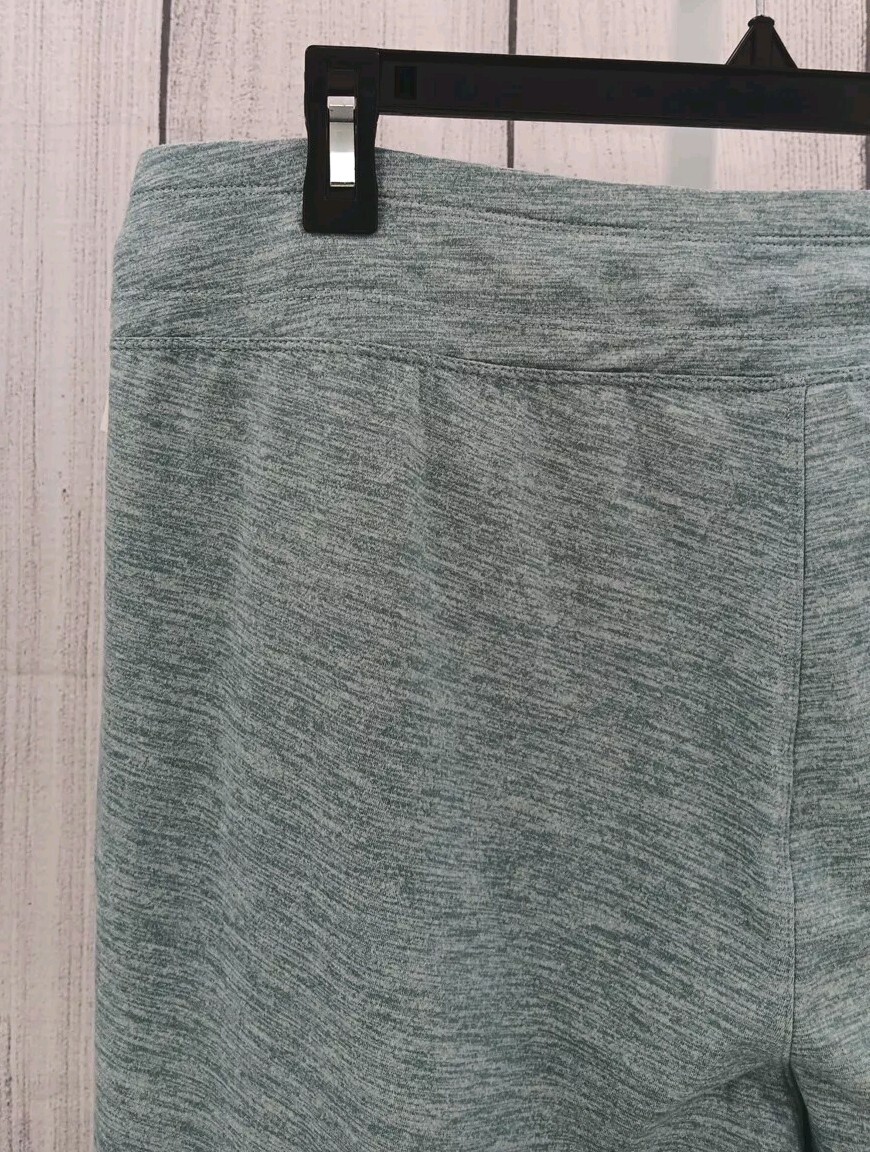 Calvin Klein Women's Slim Fit Joggers High-Low Cuffs Sea Glass Size XL (AD6-4) thumbnail 8