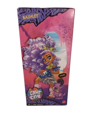 New Mattel Cave Club Bashley Poseable Prehistoric Fashion Doll Dinosaur Pet