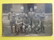 Carte Postale Photo Guerre Service MILITAIRES SOLDATS Uniforme du 54ème Régiment
